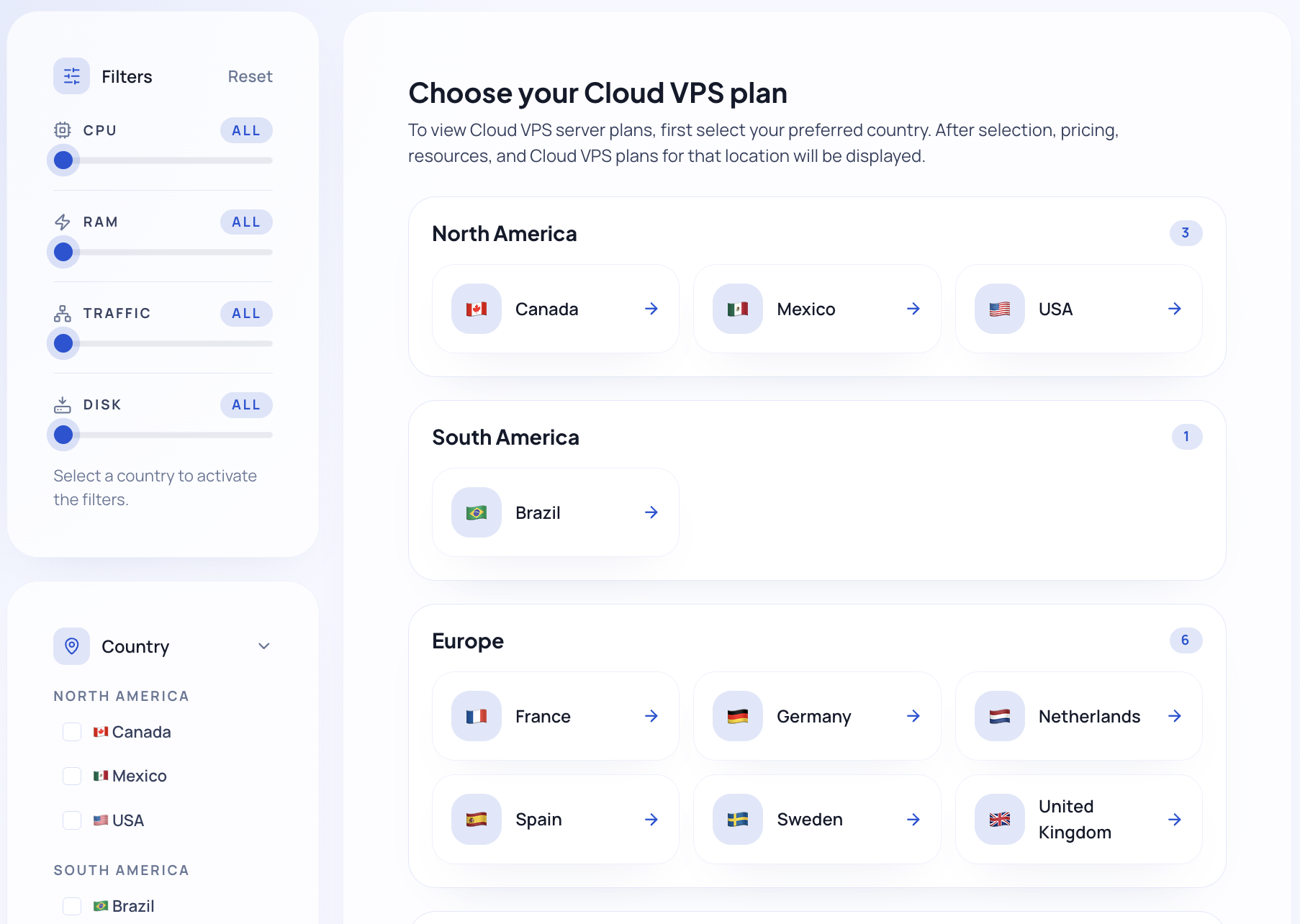 Caasify product marketplace preview