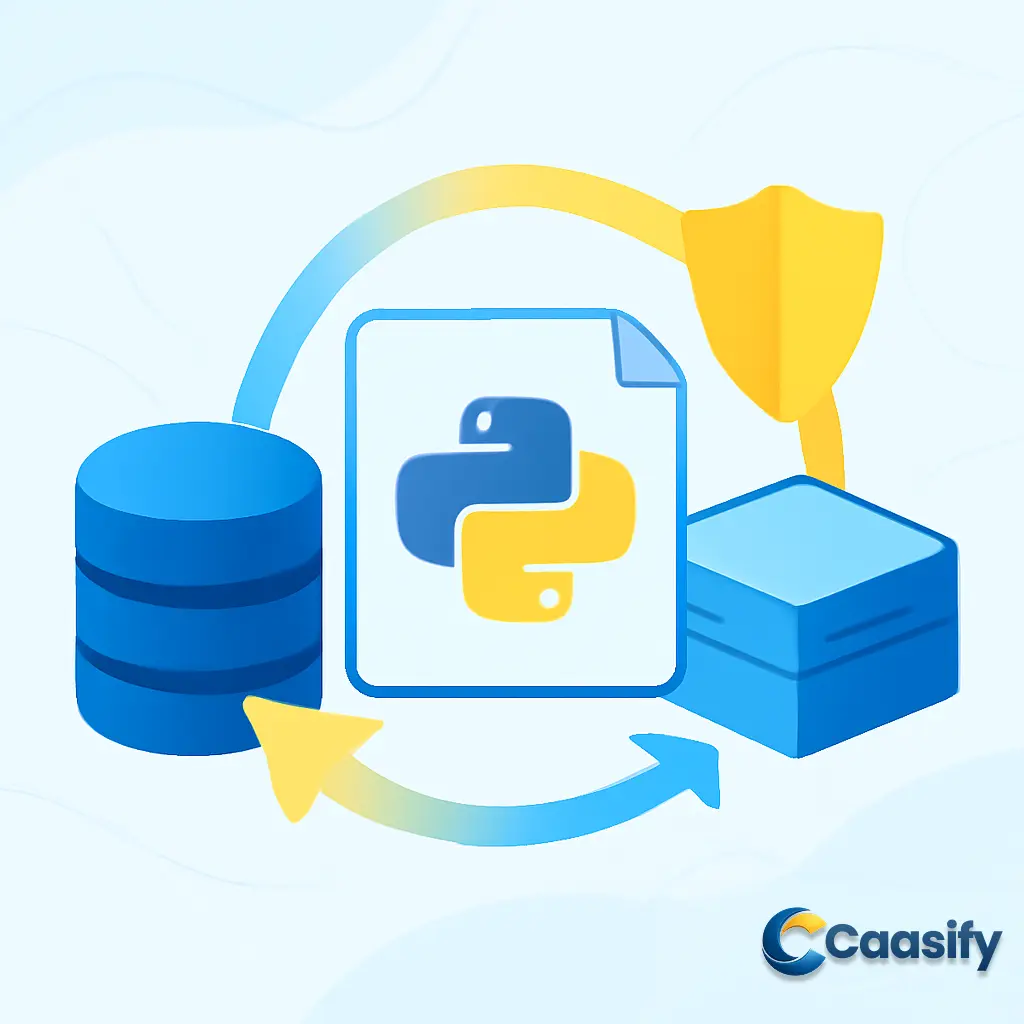 Python script connecting securely to PostgreSQL database using python-dotenv and pg8000 for safe credential management.