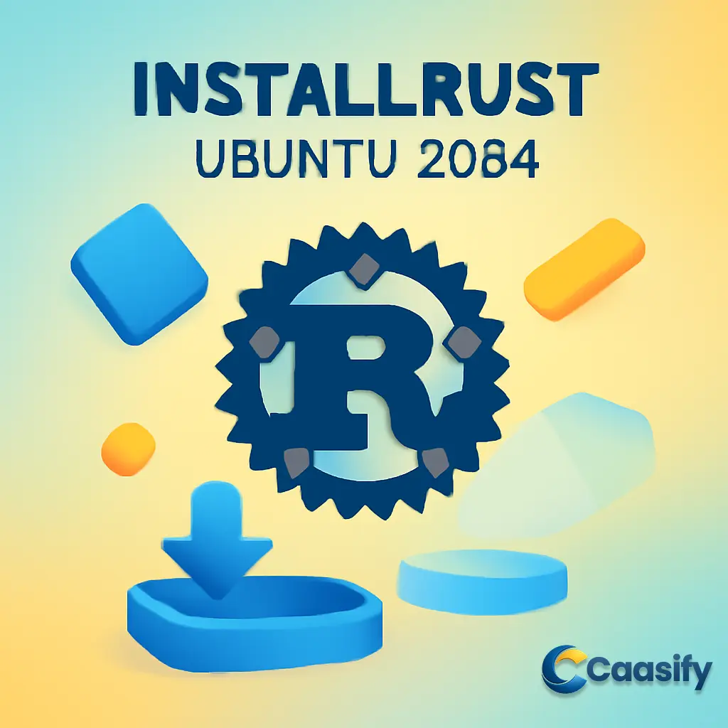 Installing Rust programming language using rustup on Ubuntu 20.04 system.