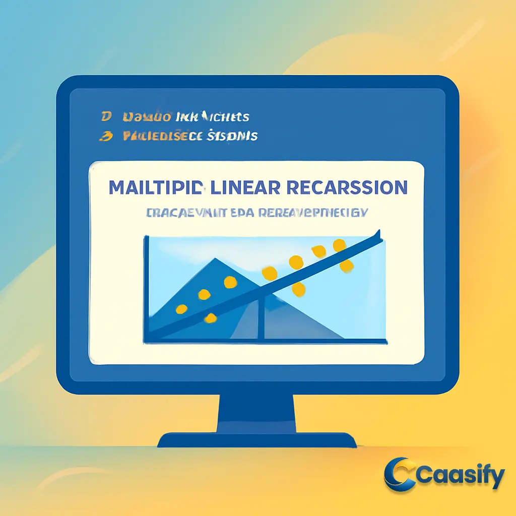 Visual representation of Multiple Linear Regression model using Python with scikit-learn and statsmodels for predicting house prices.