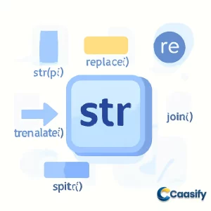 Various Python methods like strip(), replace(), join(), split(), translate(), and regular expressions for whitespace removal.