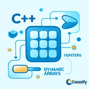 C++ two-dimensional arrays, dynamic arrays, and pointers for efficient memory management and optimization.
