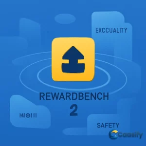 RewardBench 2 evaluation process for assessing AI reward models with unseen prompts.