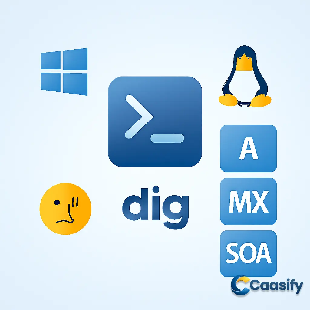 Step-by-step guide to installing and using dig tool from BIND on Windows, macOS, and Linux for DNS queries.