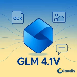 GLM 4.1V vision-language model showcasing image and text processing for OCR and object description.