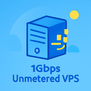 High-speed 1Gbps unmetered VPS with NVMe storage for fast app and website performance.