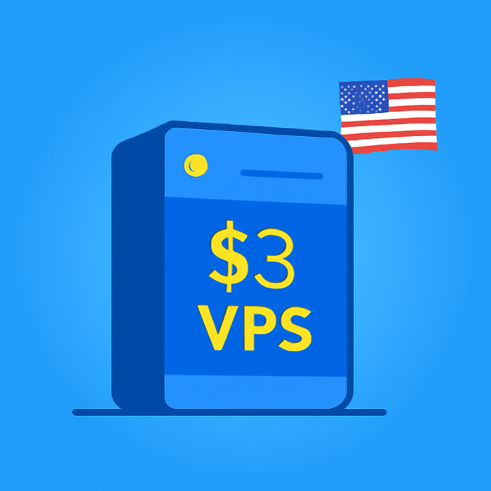 High-speed $3 VPS with NVMe storage and low latency for faster website and app performance.