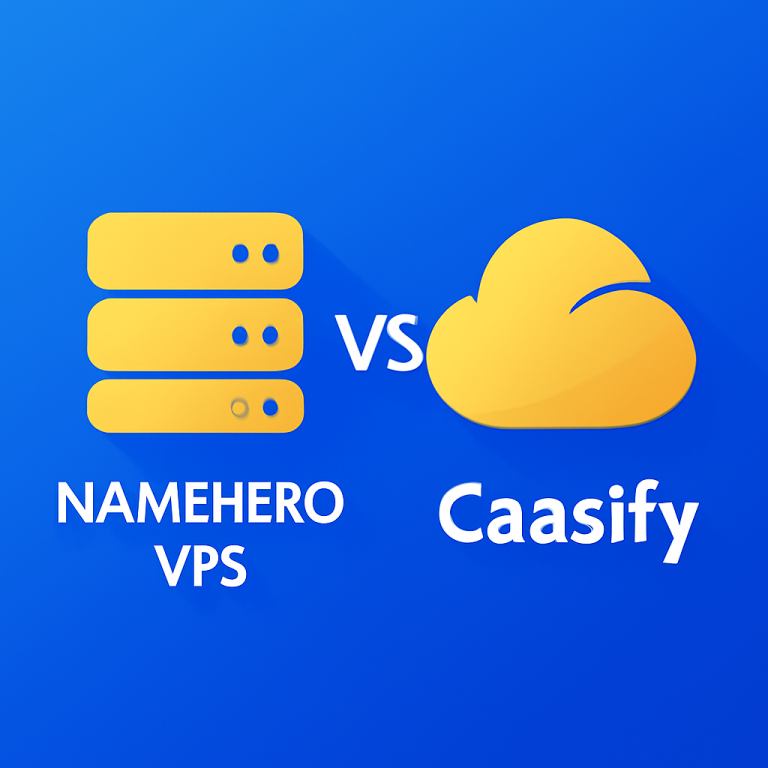 Comparison between NameHero VPS and Caasify services in 2025 for virtual private hosting.