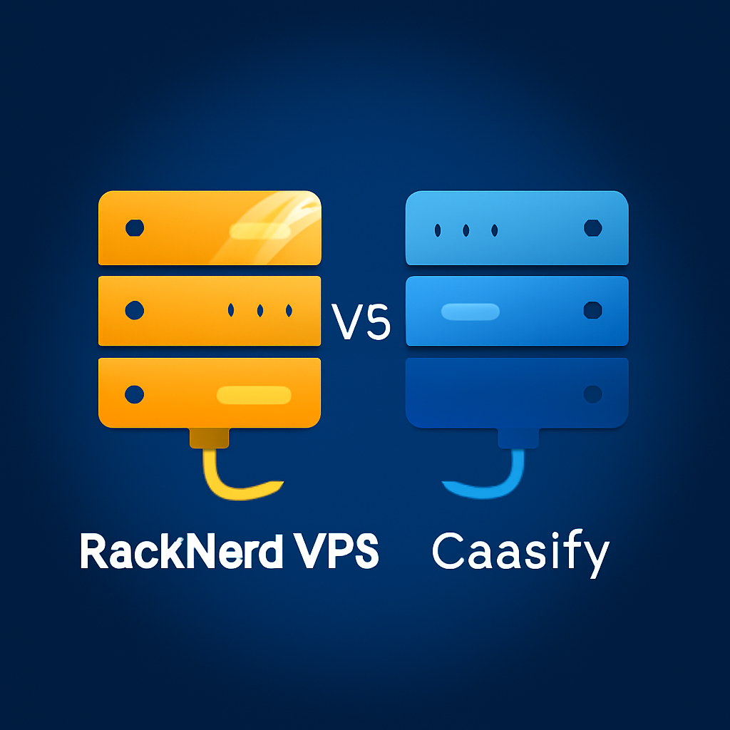 Comparison of RackNerd VPS and Caasify showcasing performance differences.