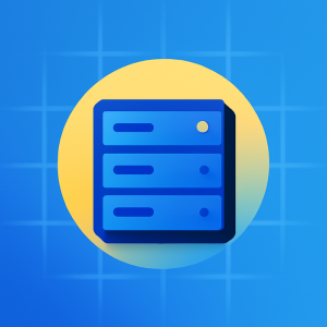 VPS server icon symbolizing easy setup and full control in Osaka, highlighting the benefits of fast and secure VPS configurations.