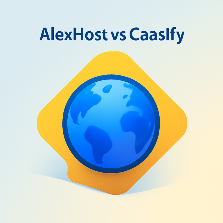Comparison of AlexHost's slow support vs Caasify’s rapid response, highlighting business impact.