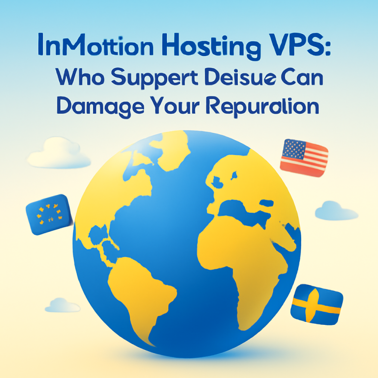 InMotion Hosting VPS support delays impacting business operations and reputation.