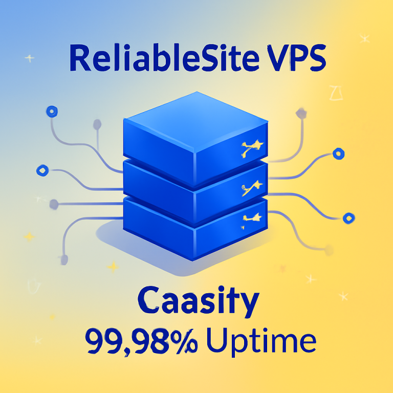 Illustration showing RamNode VPS resource over-allocation issues and Caasify's scalable solution.