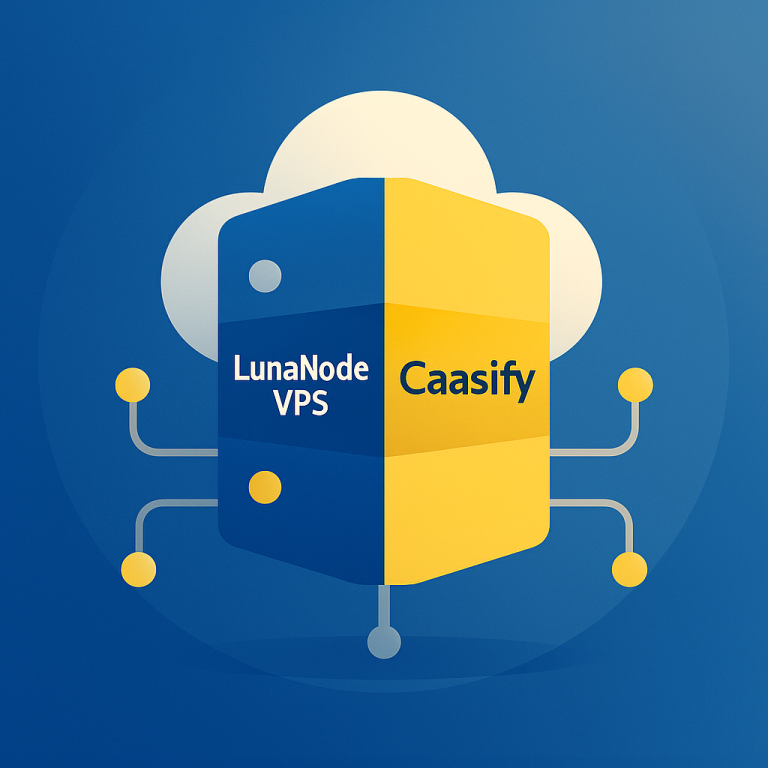 Comparison chart showing LunaNode VPS and Caasify pricing transparency and cost efficiency.