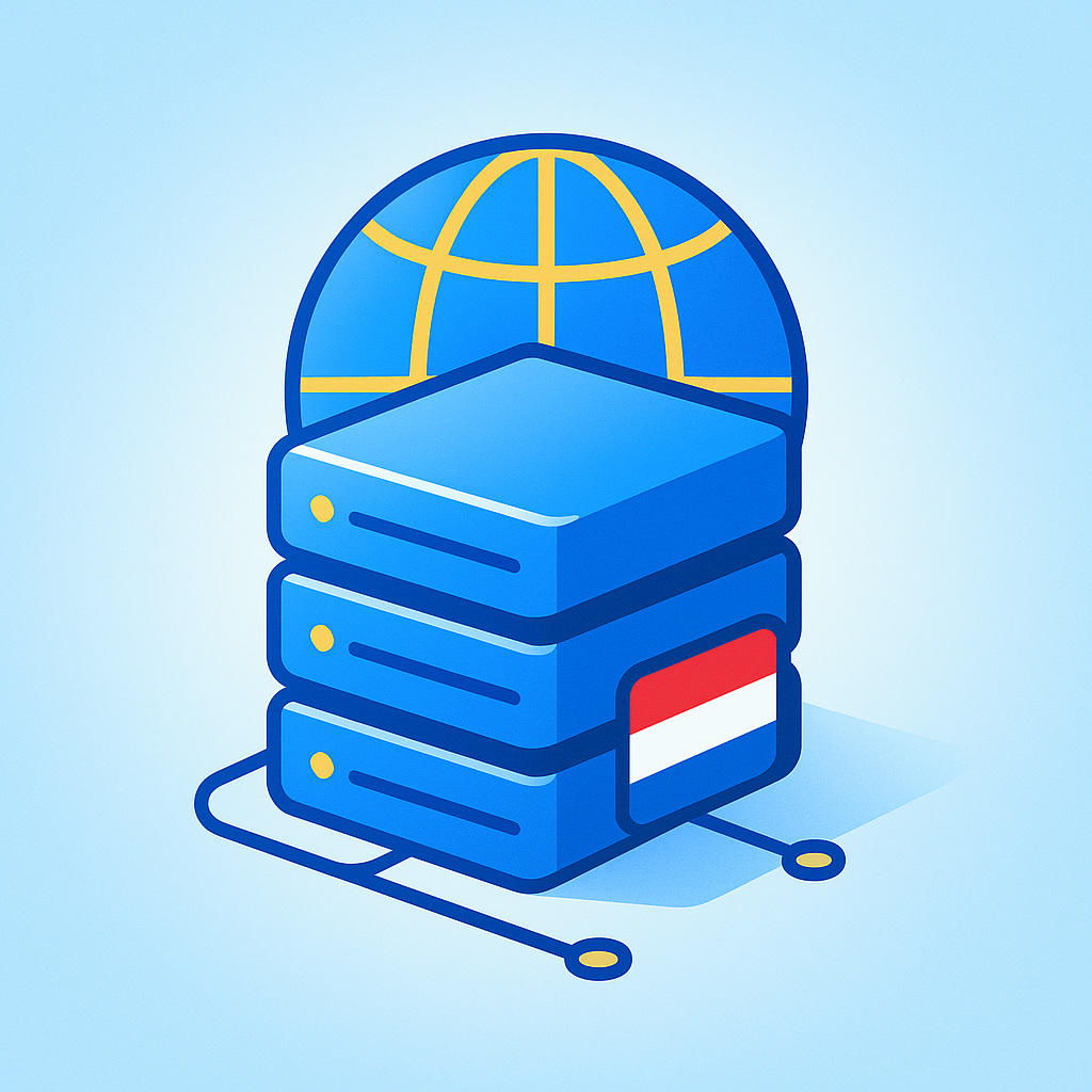 Buy VPS netherlands with NVMe storage and low-latency connectivity, showing Amsterdam data center racks and optimized network links.