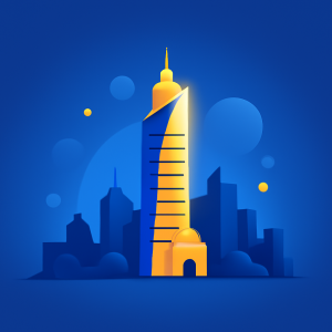 Stylized image of a VPS server icon with a Los Angeles theme, emphasizing modern infrastructure and technology.
