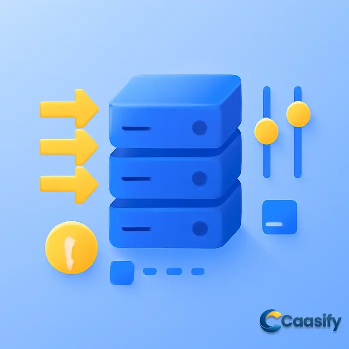 Graphic showing solutions for resolving 429 Too Many Requests error and improving server performance.