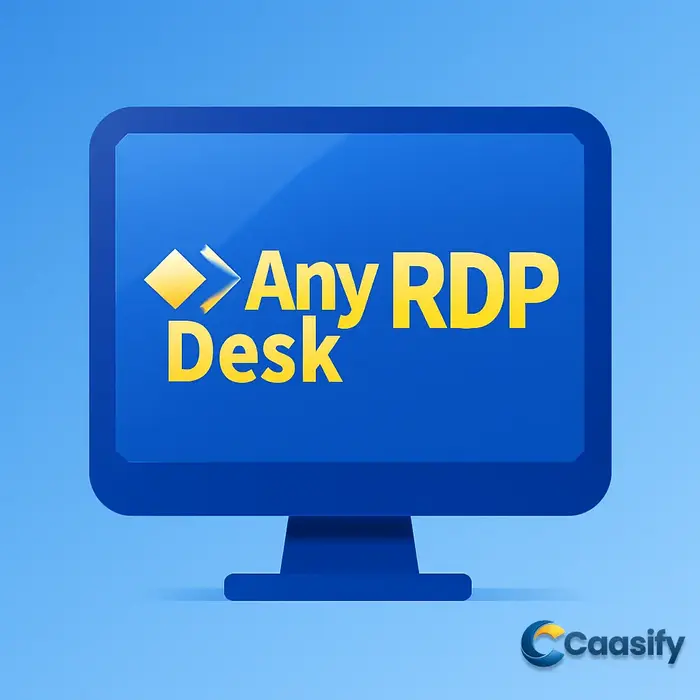 A visual comparison of AnyDesk and RDP for remote work, highlighting their features, security, and performance.