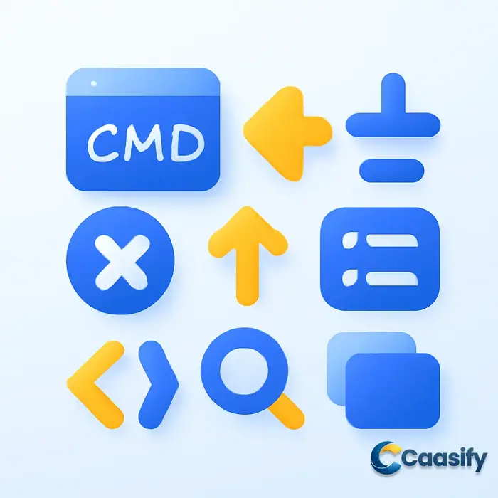 A list of essential cmd commands for system management and optimization.