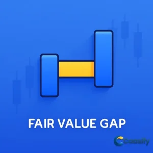 A chart illustrating the concept of fair value gaps in trading to identify market inefficiencies.