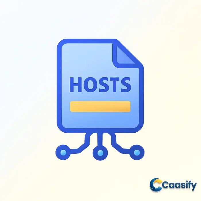 An informative guide explaining the function and management of the host file in network traffic.