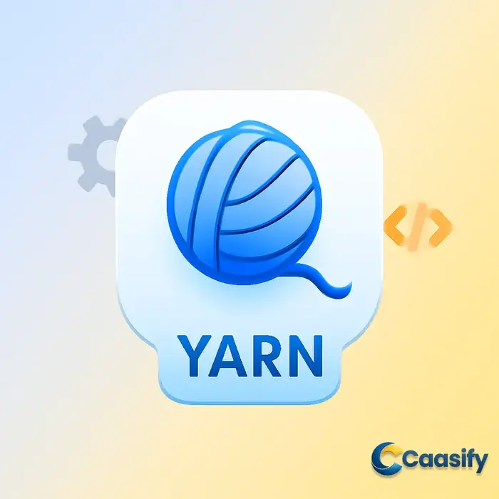 Step-by-step guide on how to install Yarn for JavaScript projects.