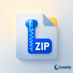 Linux zip command for file compression, showing a terminal with zip command usage examples.