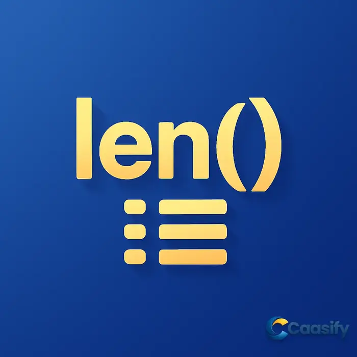 A programmer using Python to determine list length with the len() function.