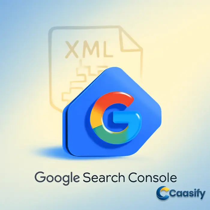 A visual representation of submitting a website to Google to improve SEO rankings and visibility.