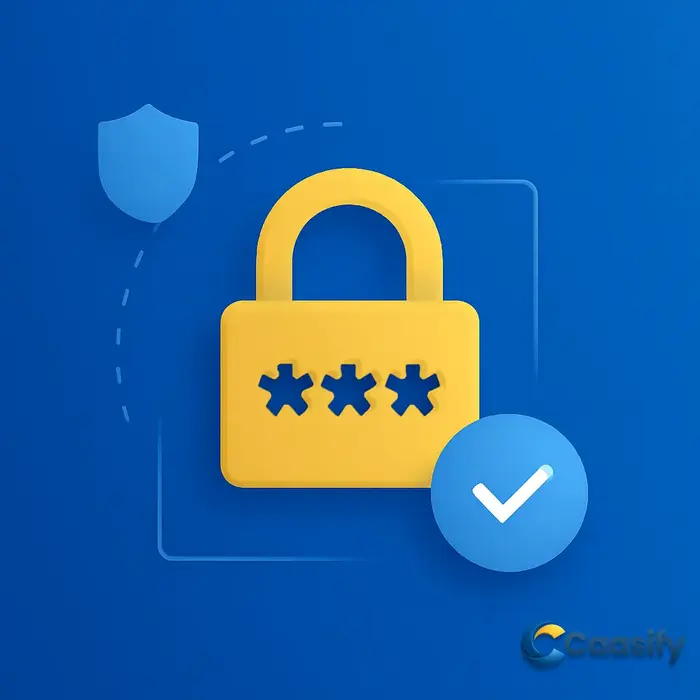 Illustration showing the process of two-factor authentication to secure online accounts.