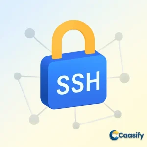 SSH protocol for secure remote access and network communications.