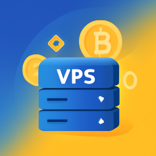 VPS server setup with cryptocurrency payment options for fast scaling and secure hosting.